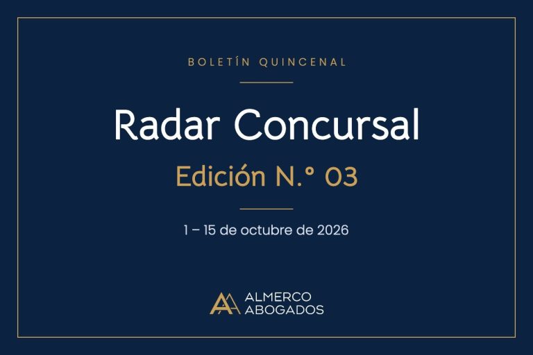 Radar Concursal Almerco Abogados – Edición 03