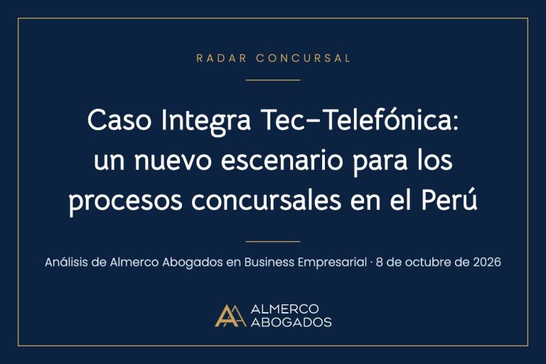 Radar Concursal Almerco Abogados: caso Integra Tec–Telefónica